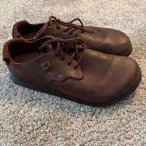 Birkenstock Alabama Dark Brown Leather Oxfords shoes 43 US 10 men’s